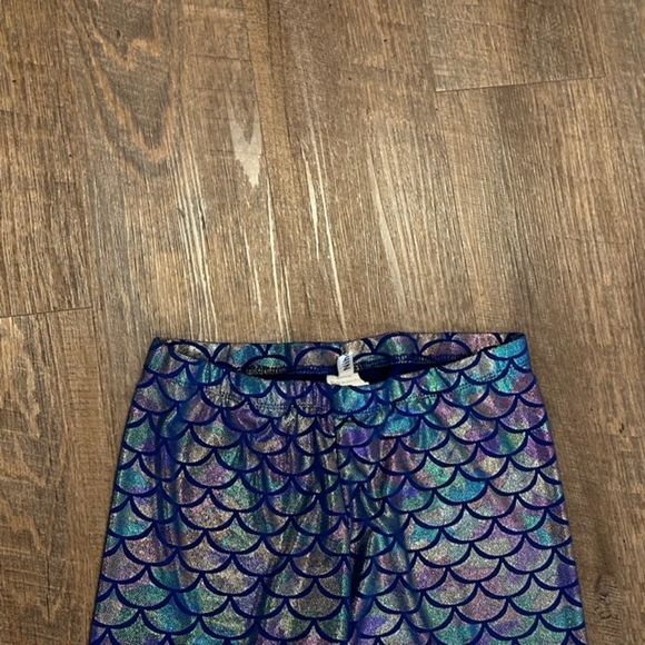 Nihoe mermaid fish scale Blue leggings, Size XL - Picture 5 of 5